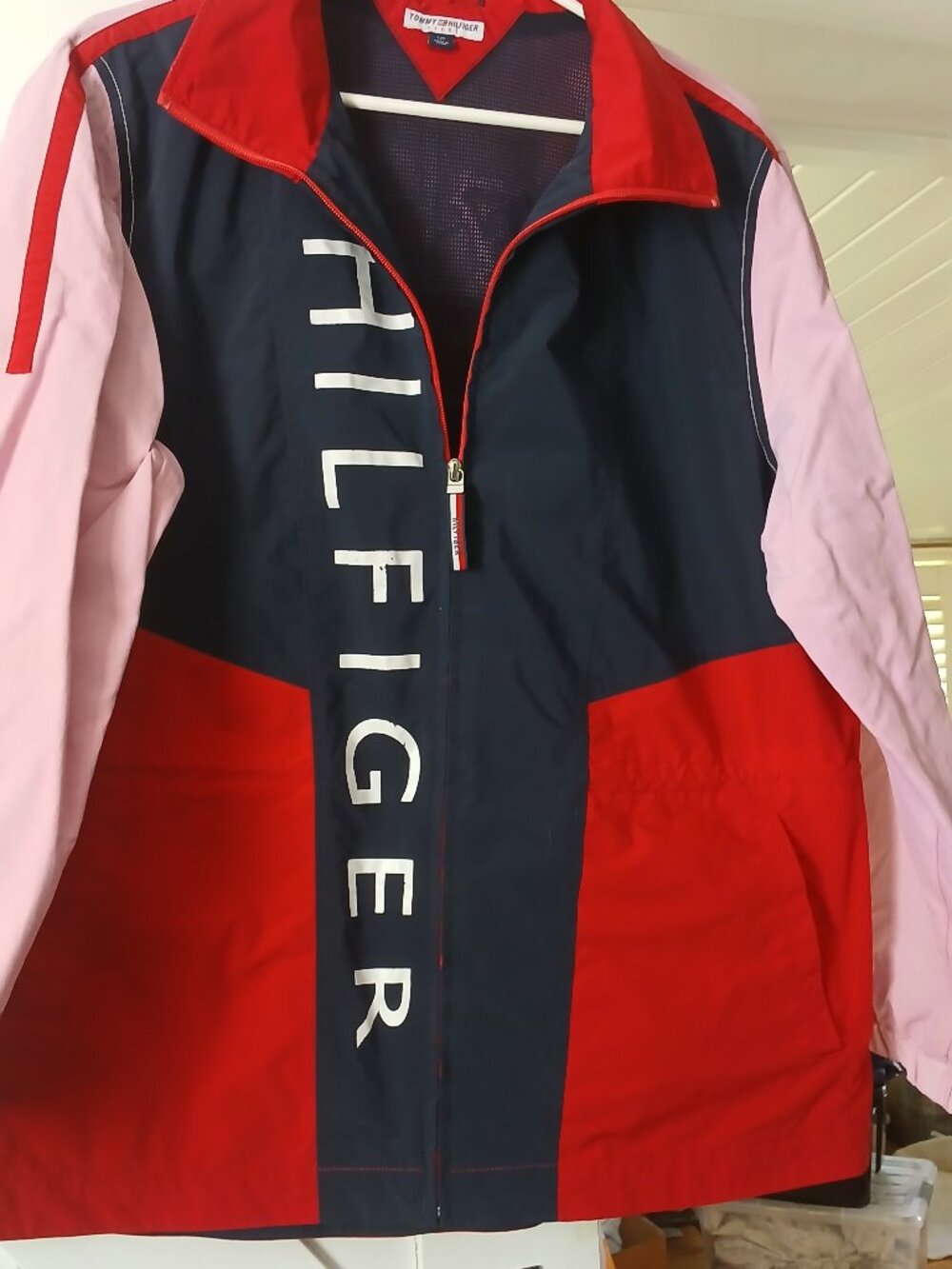 Multicolor Tommy Hilfiger Windbreaker-Size L